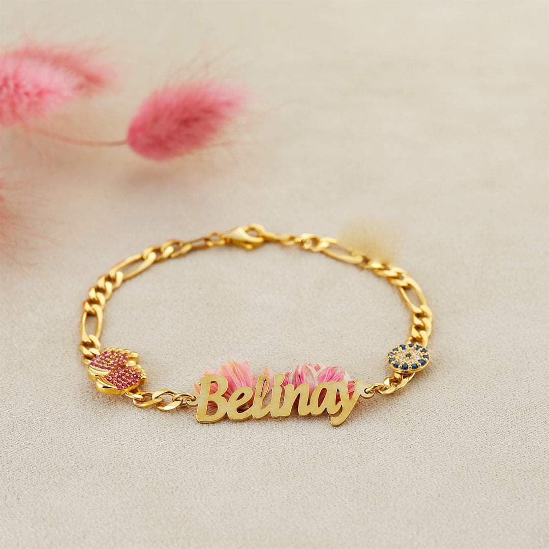 Bracelet Golden Personalized Name